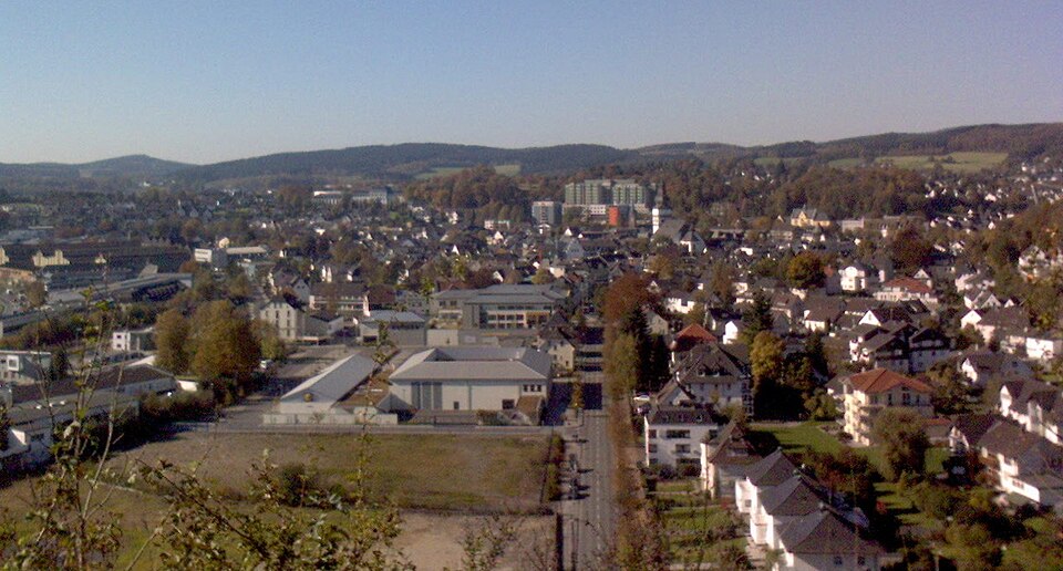 Fenster-Fachbetriebe in Attendorn: Stadtansicht