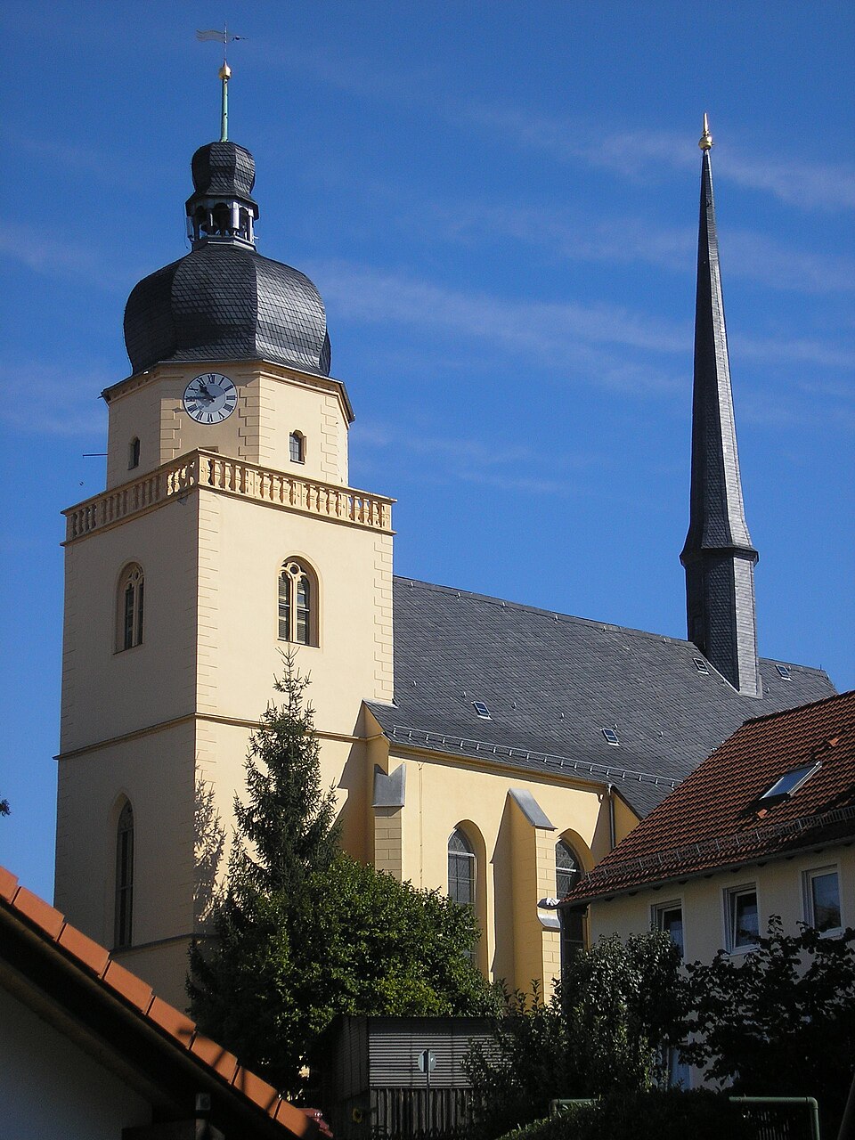 Fenster-Gurus in Gößnitz – Stadtkirche (Foto: Michael Sander) Stadtkirche in Gößnitz – Fenster-Gurus vermittelt Fachbetriebe in Gößnitz