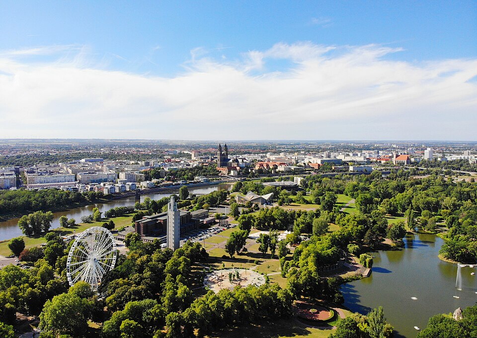 Fenster-Fachbetriebe in Magdeburg: Stadtansicht