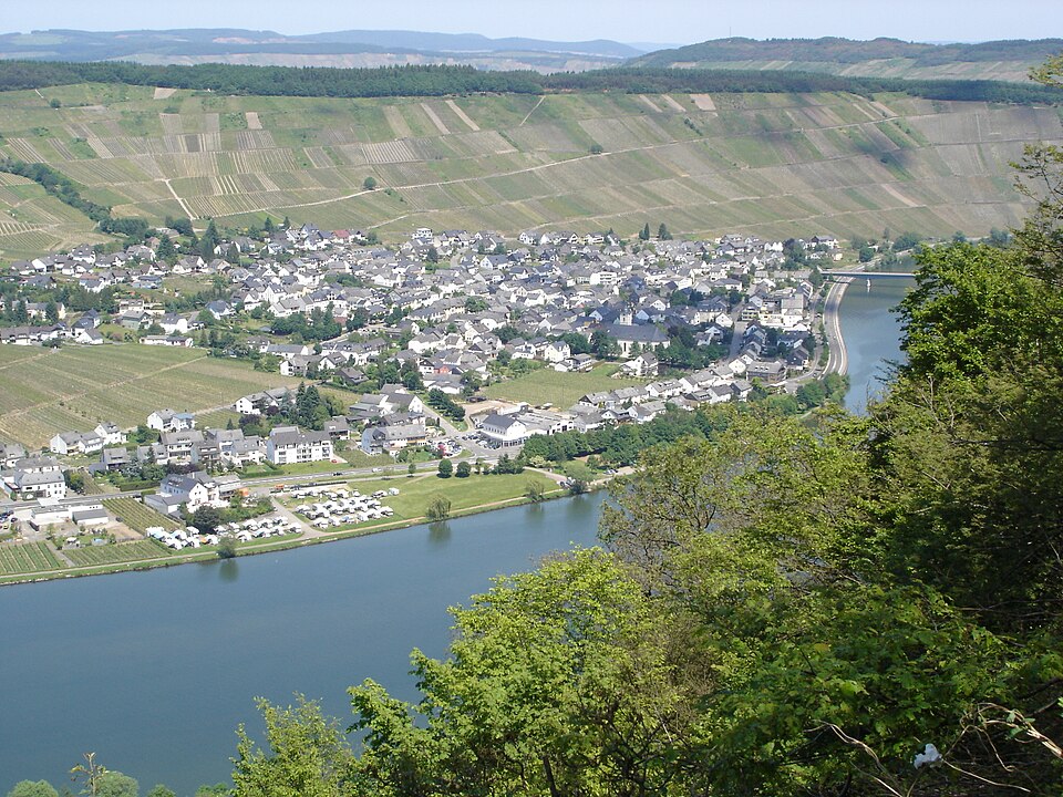 Fenster-Gurus in Mehring – Ansicht von Mehring (Foto: Touriste) Fenster-Gurus in Mehring – Ansicht von Mehring