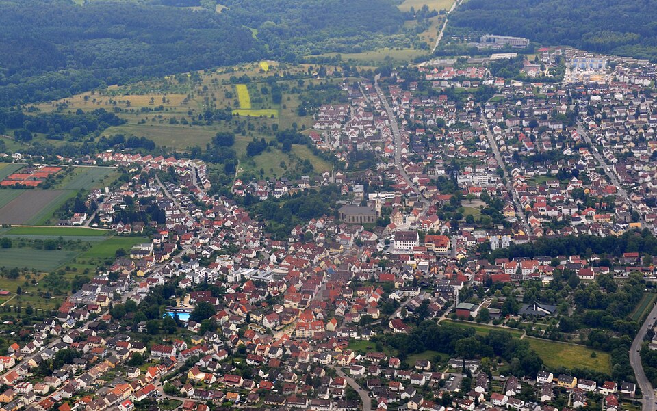 Fenster-Fachbetriebe in Neuhausen auf den Fildern: Luftbild