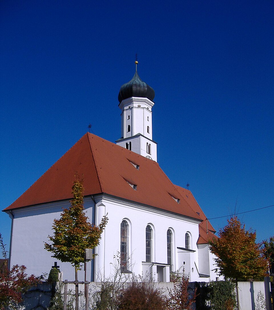 Fenster-Gurus in Oberndorf a. Lech – Pfarrkirche (Foto: Manfi.B) Pfarrkirche in Oberndorf a. Lech – Fenster-Gurus vermittelt Fachbetriebe in Oberndorf a. Lech
