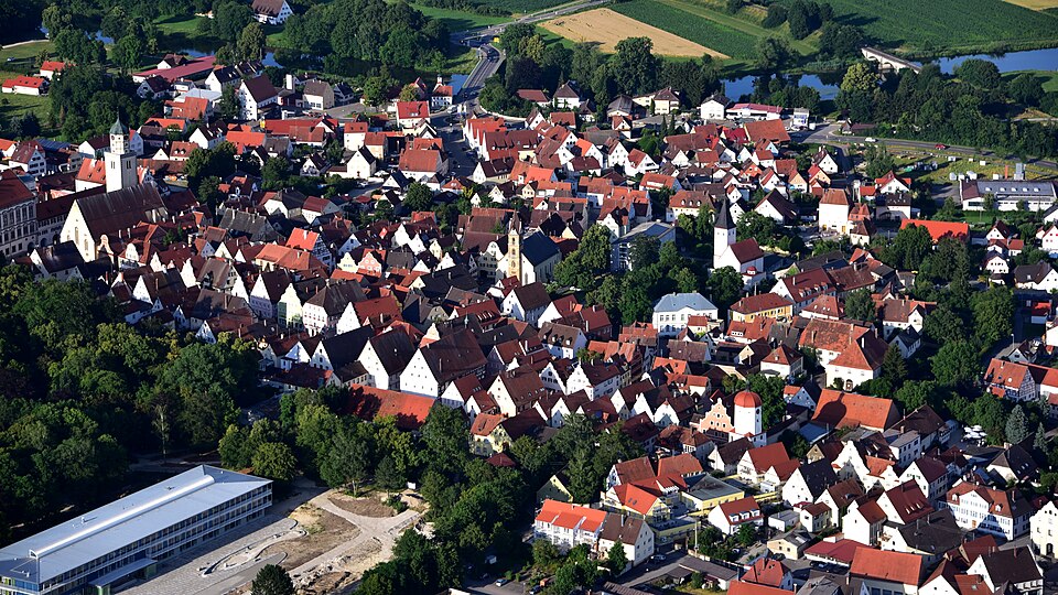 Fenster-Fachbetriebe in Oettingen in Bayern: Stadtansicht