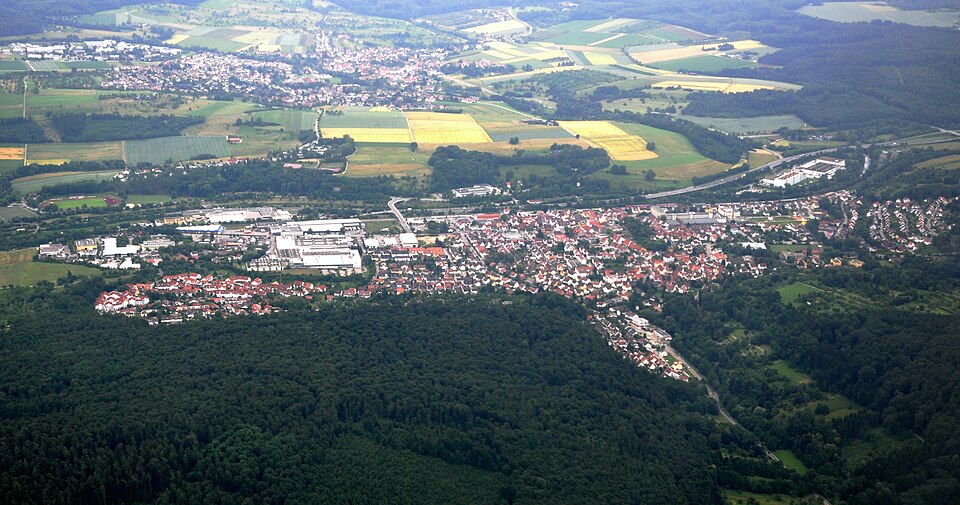 Fenster-Fachbetriebe in Reichenbach an der Fils: Luftbild