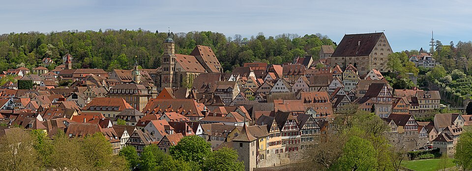 Fenster-Fachbetriebe in Schwäbisch Hall: Blick auf die Altstadt