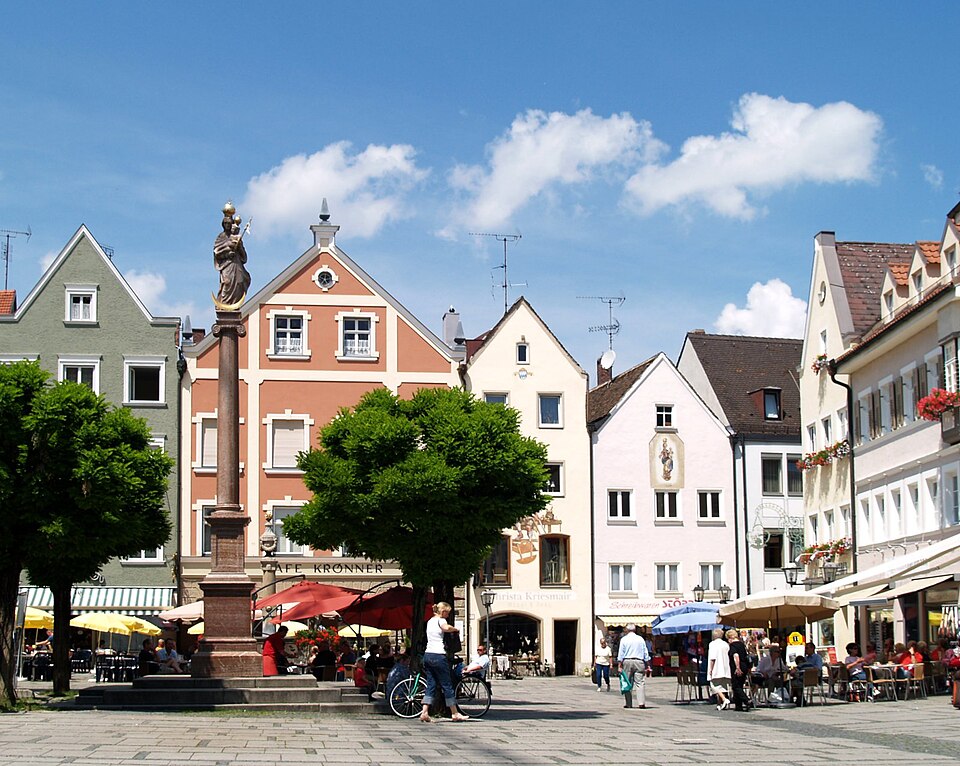 Fenster-Fachbetriebe in Weilheim in Oberbayern: Stadtansicht